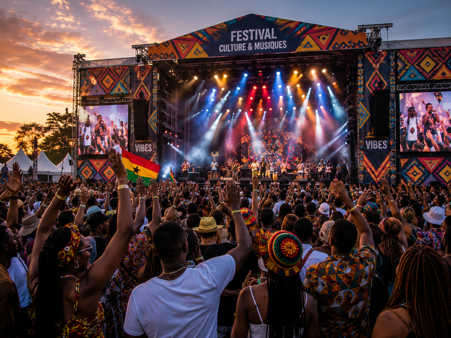 Festival multiculturel à grande échelle