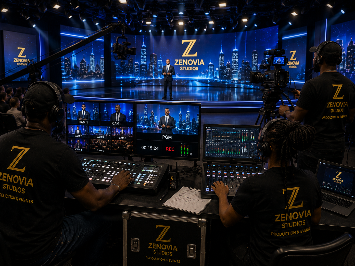Coulisses de tournage Studios Zenovia