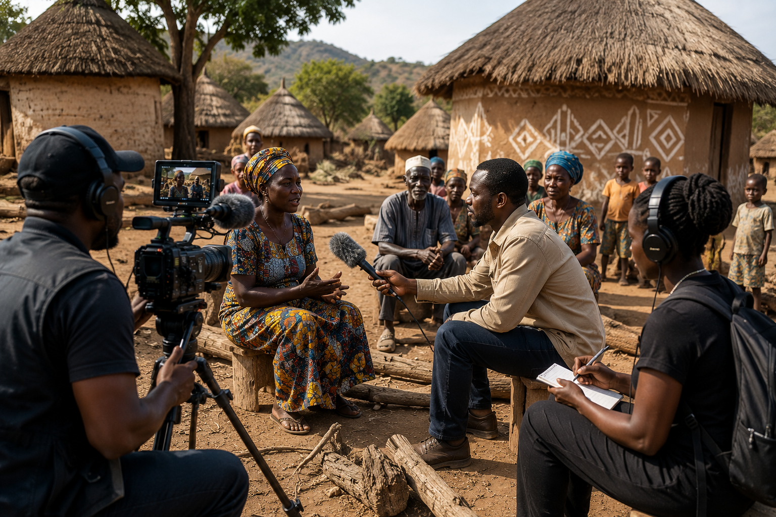 Tournage de documentaire ou d'émission