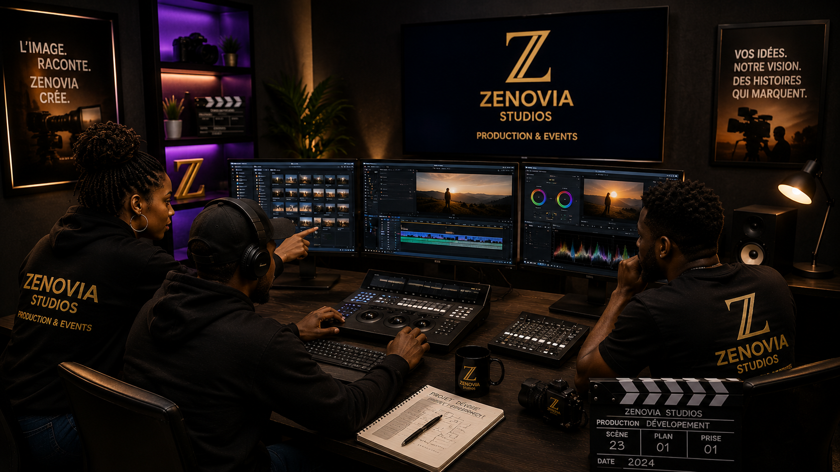 Tournage de film Studios Zenovia