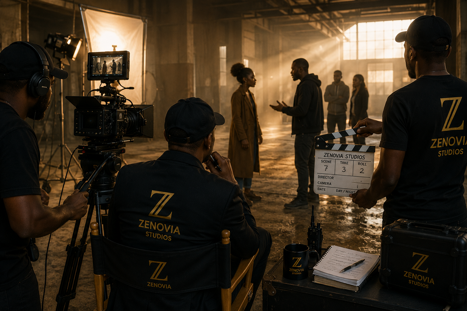 Tournage de clip musical
